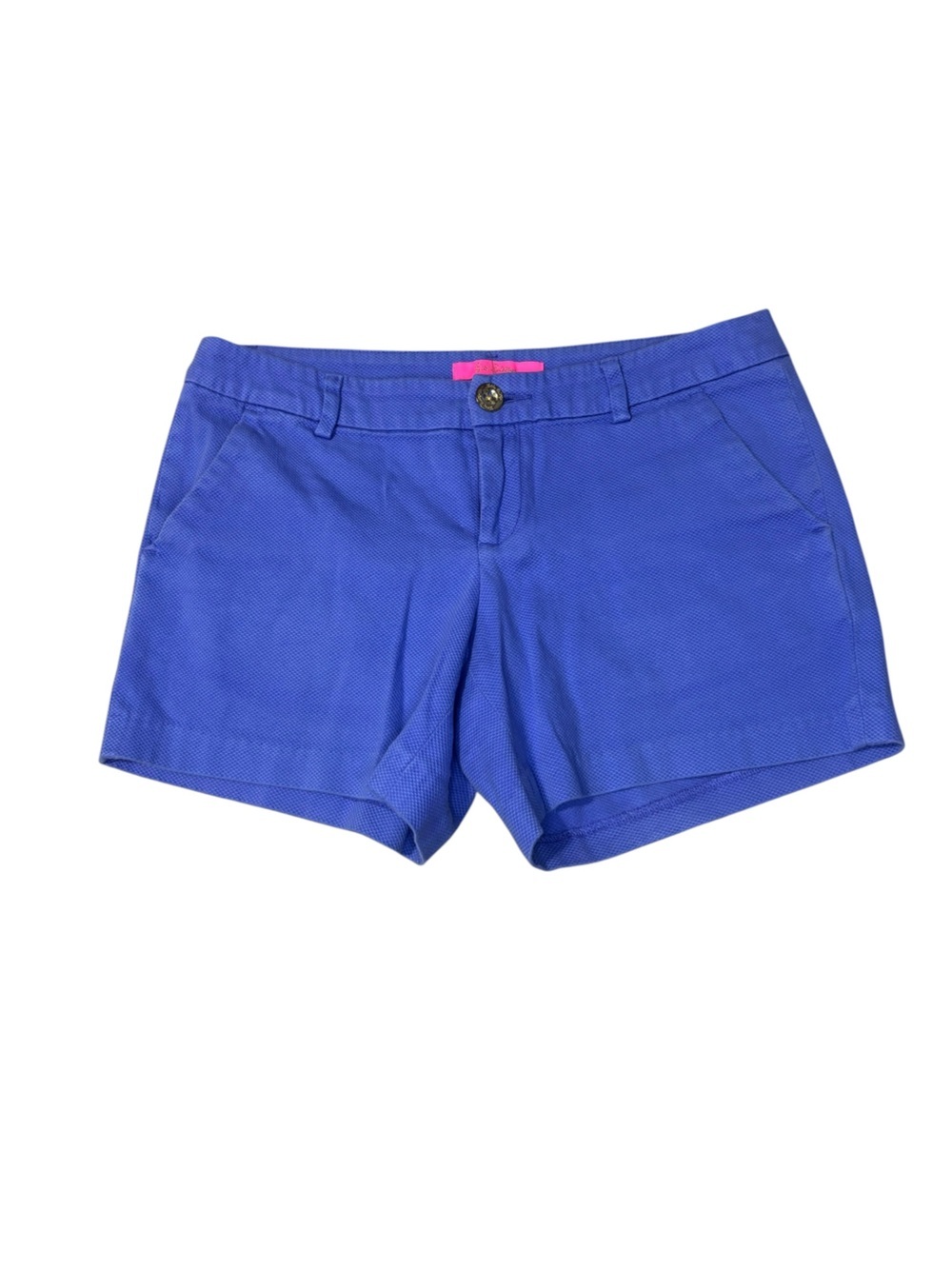 Lilly Pulitzer Callahan Shorts Womens 4 Purple Textured Aloha Vacation